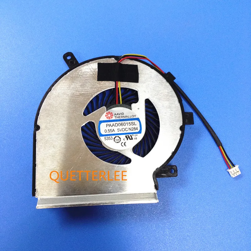 New CPU Cooling Fan For MSI GE72 GE62 PE60 PE70 GL62 GL72 CPU FAN PAAD06015SL 3pin CPU COOLER