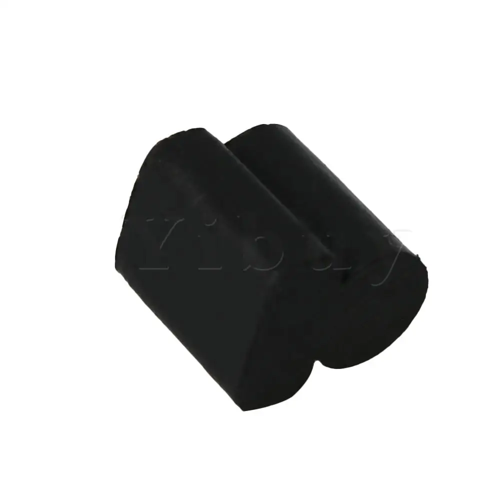 Yibuy   Large Euphonic / Tuba / Horn Piston Rubber Pad Silicone Pad Rotary Valve Rubber Anti-noise Black Pack of 10