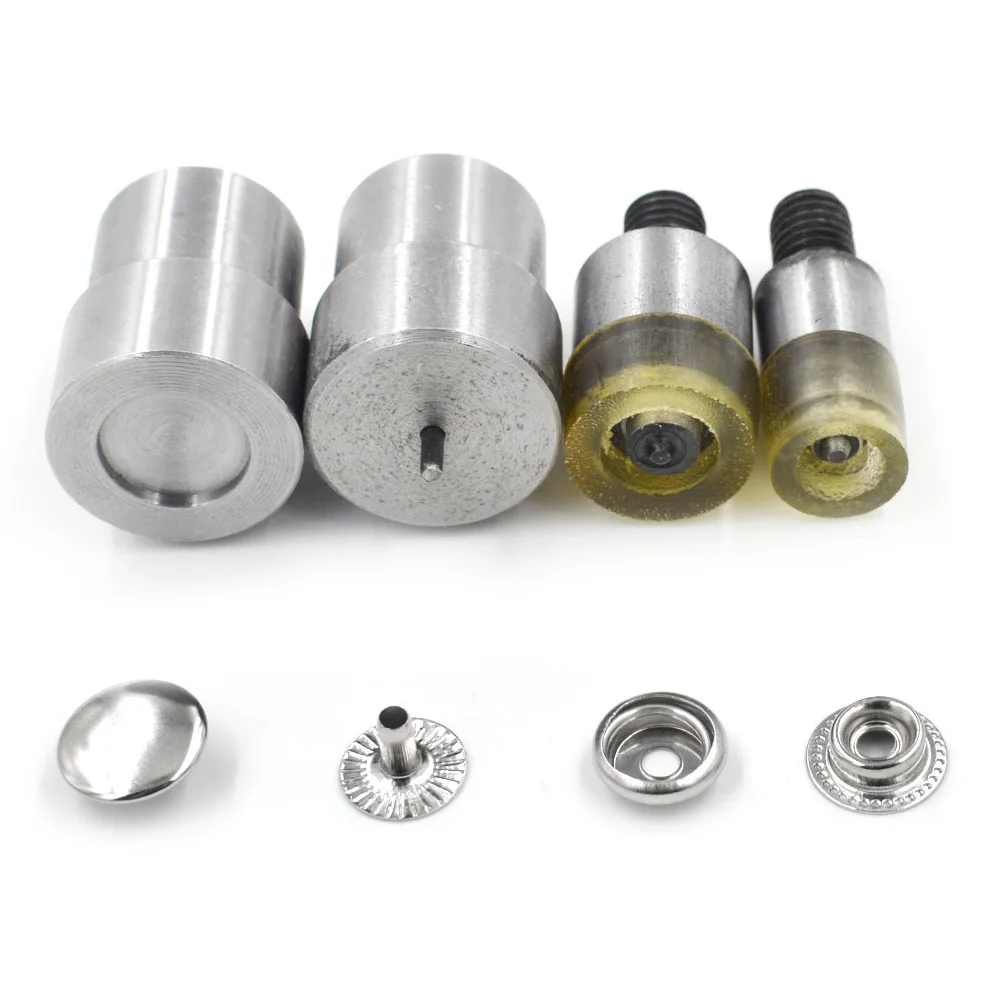 15/ 12.5 MM Pressure Snap-fastener Button Molds Sewing Repair Metal Rivet Installation Tools Eyelets Die