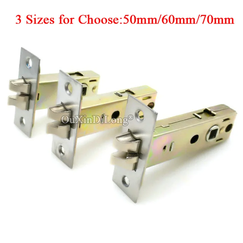 HOT 10Pieces European Mortise Locks Lock body Anti-theft Lock Cylinder Door Lock Repair Parts Center Distance 50mm/60mm/70mm