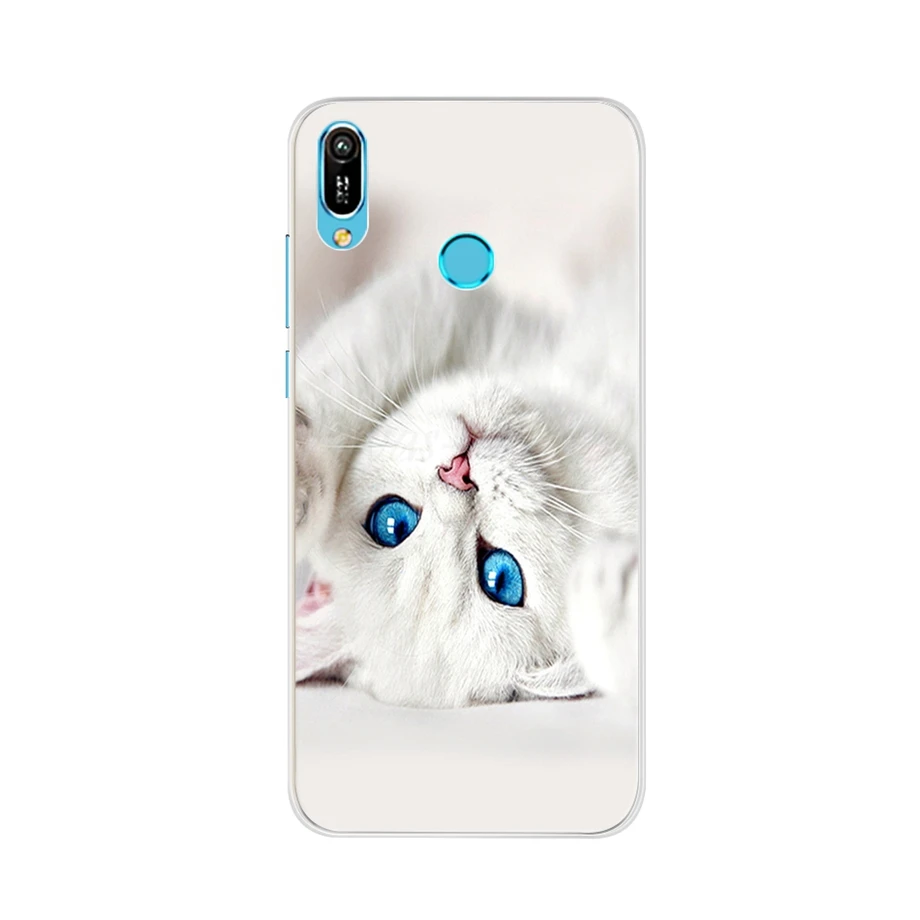 for Huawei Y6 2019 Case Huawei Y6 2019 Silicone Cover Soft Phone Case For Huawei Y6 2019 MRD-LX1 MRD-LX1F Y6 Prime Pro 2019 Case