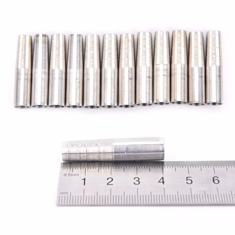 2018 New 12 Pcs Aluminum Arrow Insert For Hunting Arrows Arrow Heads  s For arrow shaft ID 8mm