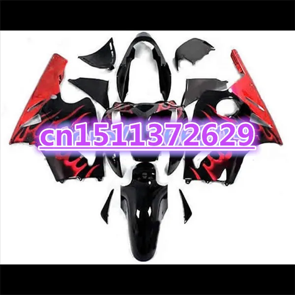 

Red flame black For KAWASAKI ZX12R 2002 2003 2004 NINJA ZX-12R 02-06 ZX-12R 02 03 04 05 06 Fairing set ZX12R 02-04-Dor D