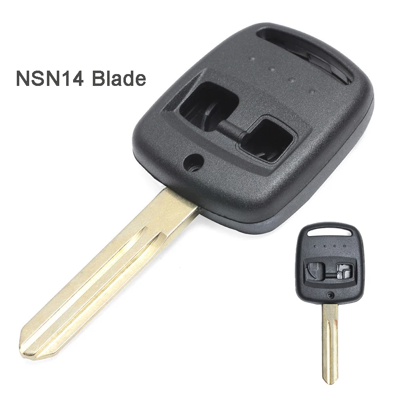 KEYECU For Subaru Legacy Forester Impreza Outback Replacement 3+1 4 Button Remote Key Shell Case Fob DAT17 / NSN14 Blade