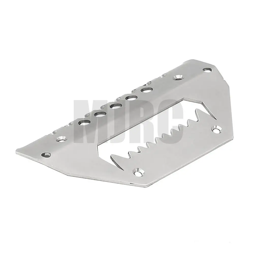 Metal Stainless Steel Front Chassis Armor Protection Plate For 1/10 Rc Tracked Trax Trx-4 G500 Trx6 G63 Front Protection Board