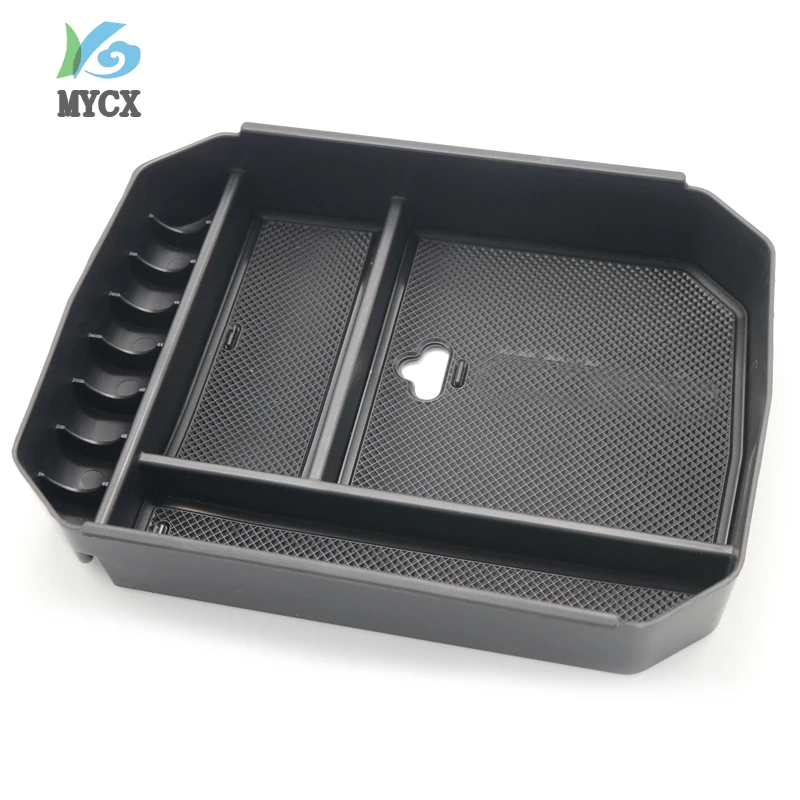 

2015 Car Center Console Tray Storage Case Armrest Organizer Box For Toyota Highlander Kluger 2015 2016 2017 2018 Accessories