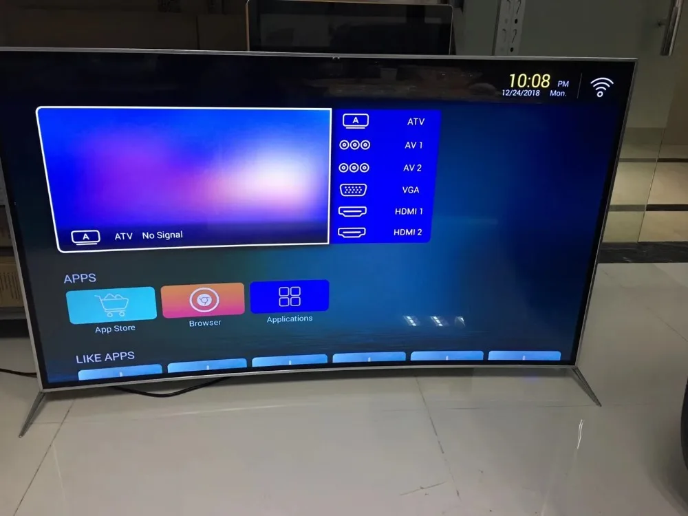 OEM 43 46 49 55 60 65 inch ips screen display lcd tft hd hdmi android p1080 led TV Remote internet wifi T2 television