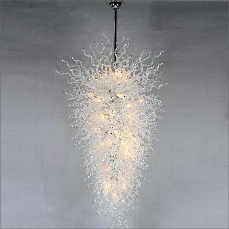 

Mount Blown Borosilicate Glass Modern Chandelier Light Hand Murano Glass for High Ceiling