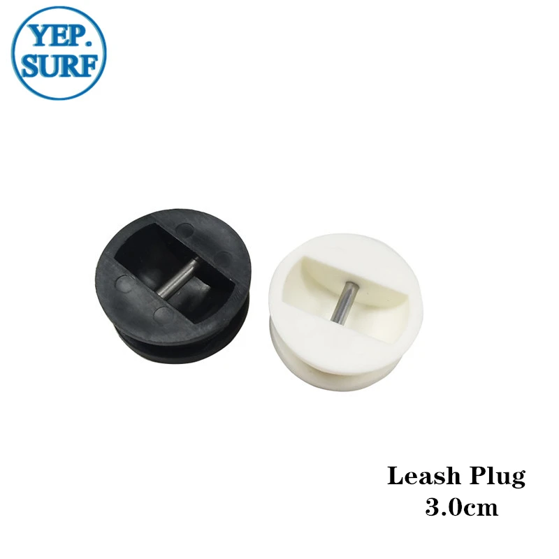 New Surf Boarf Leash Plugs Diameter 3.0cm White and Black leash Plug