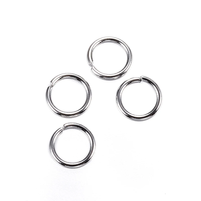 2000pcs 3.5/4/5mm 304 Stainless Steel Open Jump Rings Close but Unsoldered Connector Link for Jewelry Making DIY Bracelet