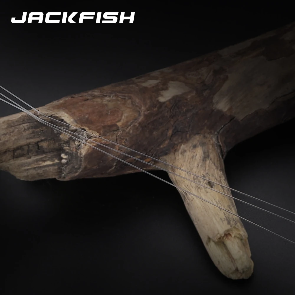 Jackfish-超強力な釣り糸500m,フルオロカーボン,フライライン,澄んだ水,ペスカ