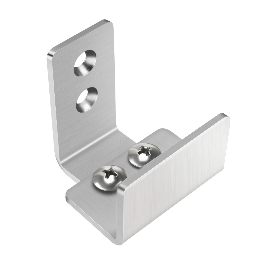 Stainless Steel Sliding Barn Door Hardware Floor Guide Wall Mount Adjustable Anti Jump Door Bottom Guide Screws image 2