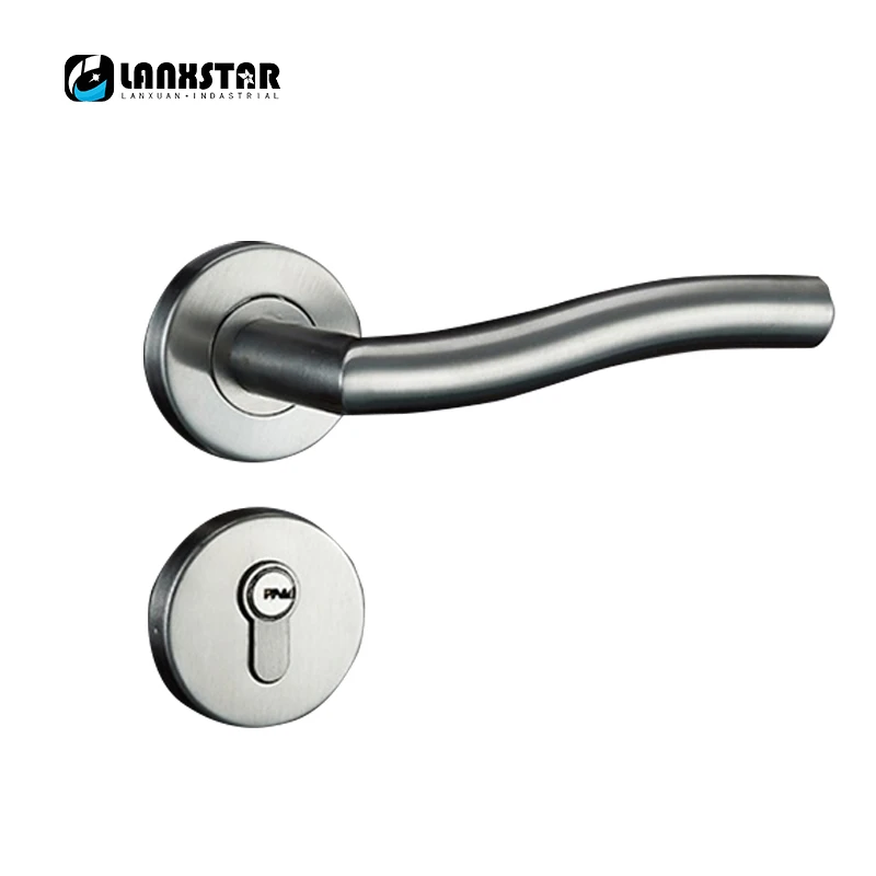 Homegrown Top Quality Stainless Steel Split Lock Indoor Mute Lockcore High Strength Hardware Lockset Room Door Locks