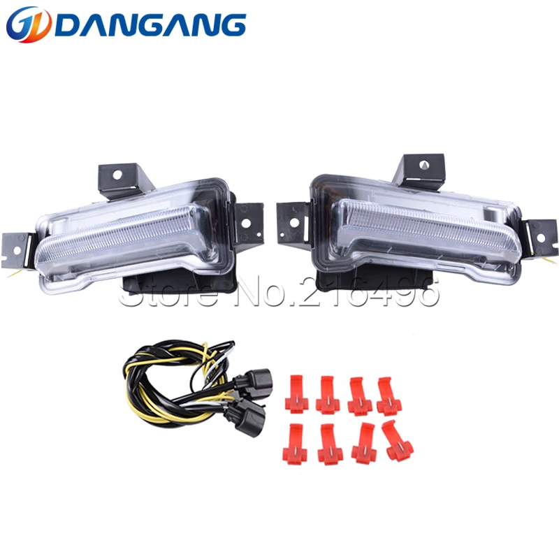 For Chevrolet Camaro 1LT and RS  Daytime Running Light DRL With yellow Turn Signal light