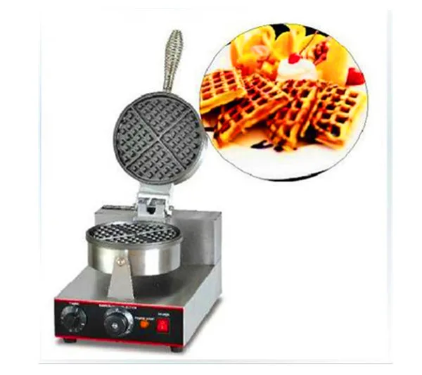 Waffle baker a testa singola in acciaio inossidabile