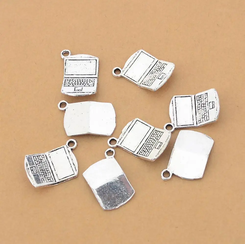 10PCS/lot Vintage Calculator Computer Pendant For Jewelry DIY Making Handmade Charms Wholesale