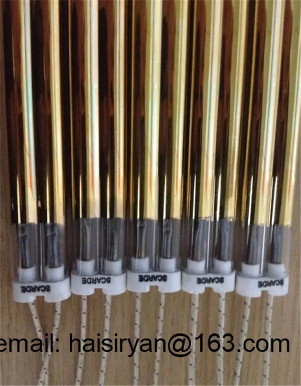 Quartz IR Heater Lamps 3000W for Glass Screen Printing