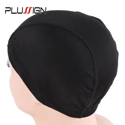 Expandable Spandex Dome Cap For Waves Mesh Perfect Fit Free Size Wig Caps With Elastic Nylon Strech Caps Weaving Caps