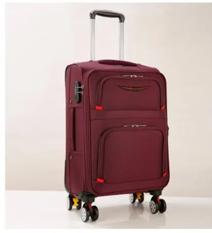 Men Travel Luggage Suitcase Oxford Spinner suitcases Travel Rolling luggage bags On Wheels Travel Wheeled Suitcase trolley bags