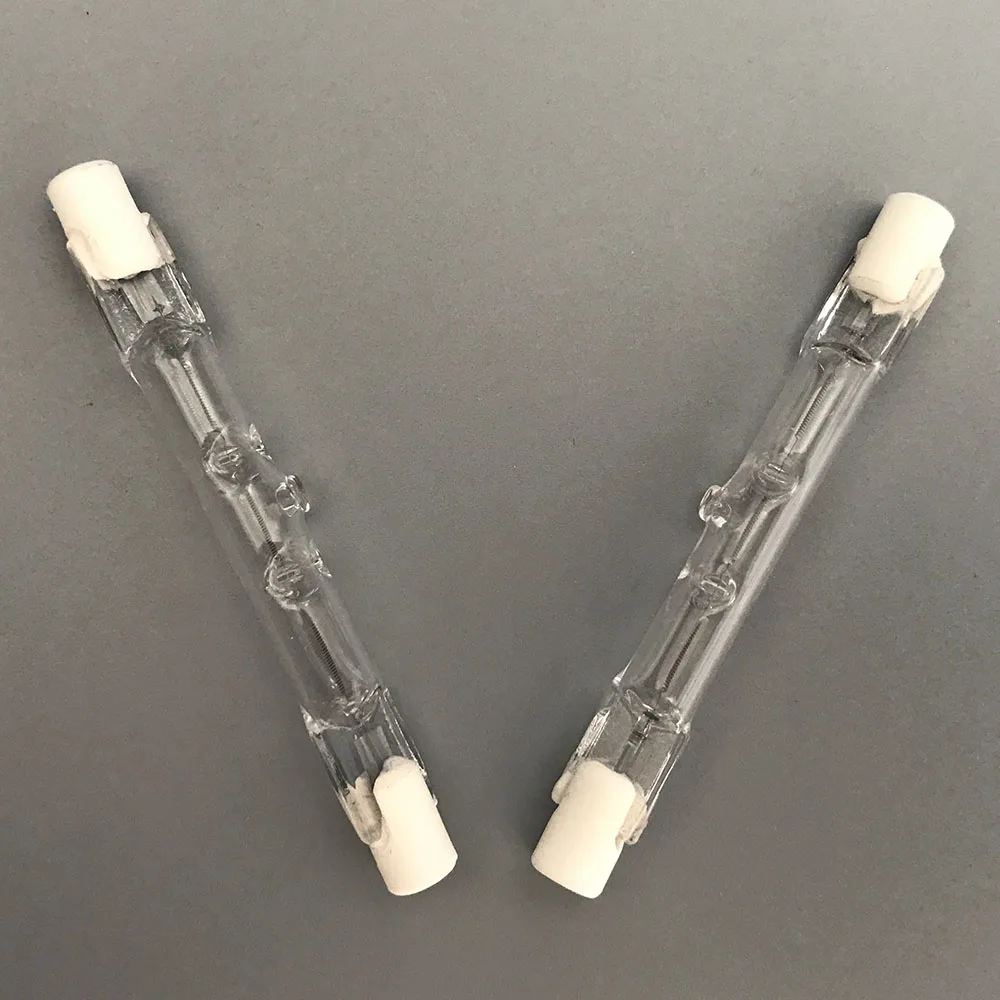 HoneyFly 5pcs J78 Halogen Bulbs Lamp Energy C J78 220V 80W 120W R7S Double Ended Filament Flood Light Quartz Tube