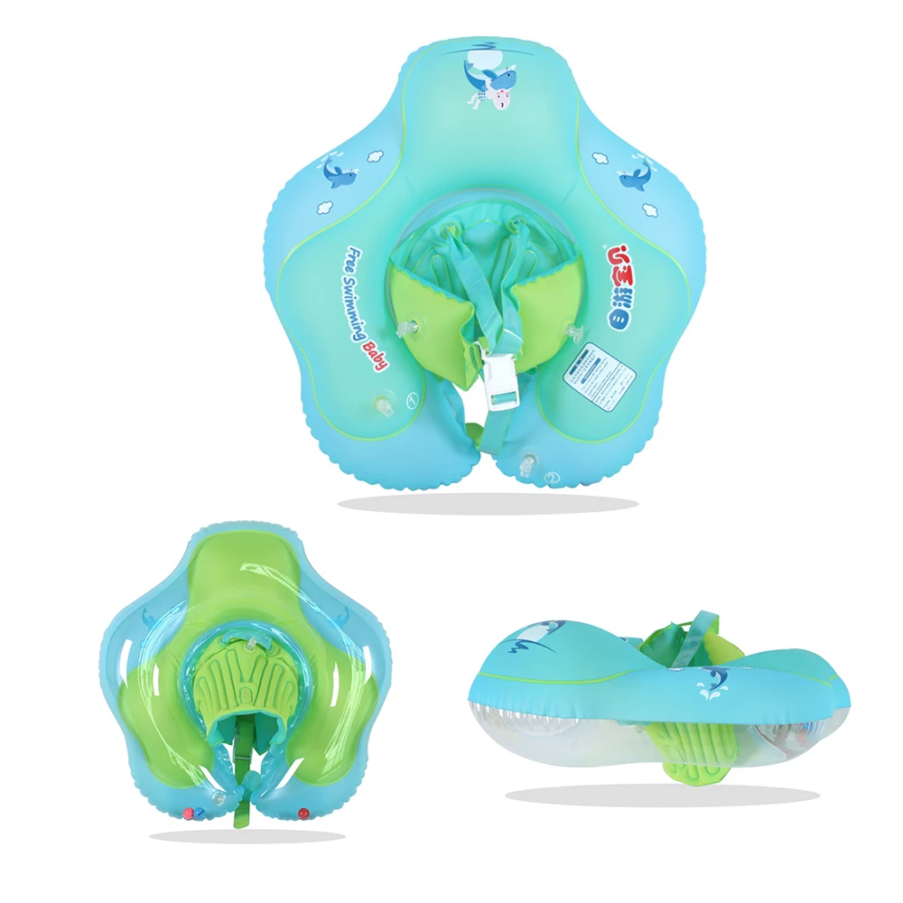 Baby Inflatable Ring Infant Armpit Floating Baby Float Kids Swim Pool Accessories Double Circle Bathing Inflatable Raft Ring Toy