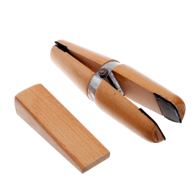 Wood Ring Clamp Jewelers Holder Jewelry Making Hand Tool Benchwork Professional wood tweezers