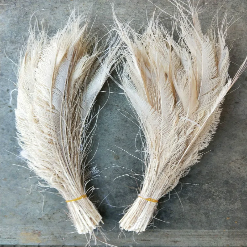 Wholesale beautiful white peacock feather sword 50 pcs symmetrical size 30-40 cm 12-16 inches celebration decoration