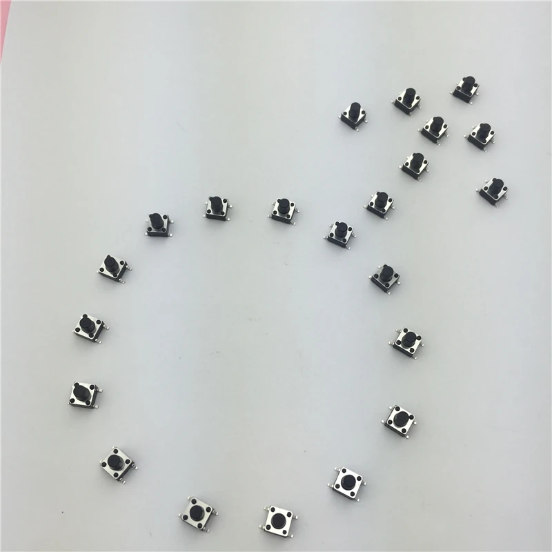 

50 шт./лот 6x6x7 мм 4PIN G92 тактильный тактовый кнопочный микропереключатель прямой самосброс DIP верхняя медь