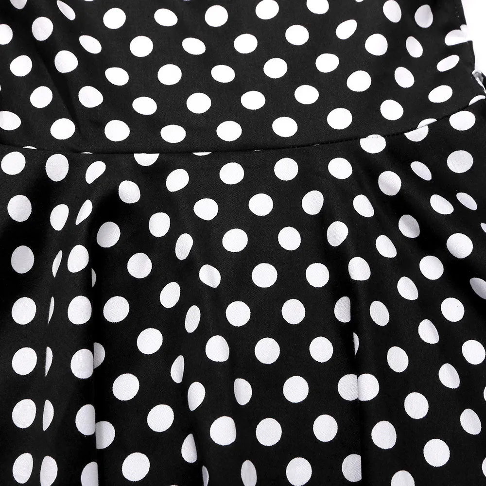 Red,Black Classy Audrey 1950s Vintage Rockabilly Swing Dot Girl Party Dress Summer Cotton Girls Clothes Kids Princess Dress