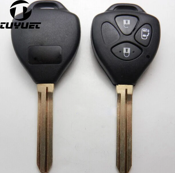 3 Button Remote Key Shell For Toyota Camry(Band Open A Door Button) Car Key Case Hongkong Taiwan e.t.c Using