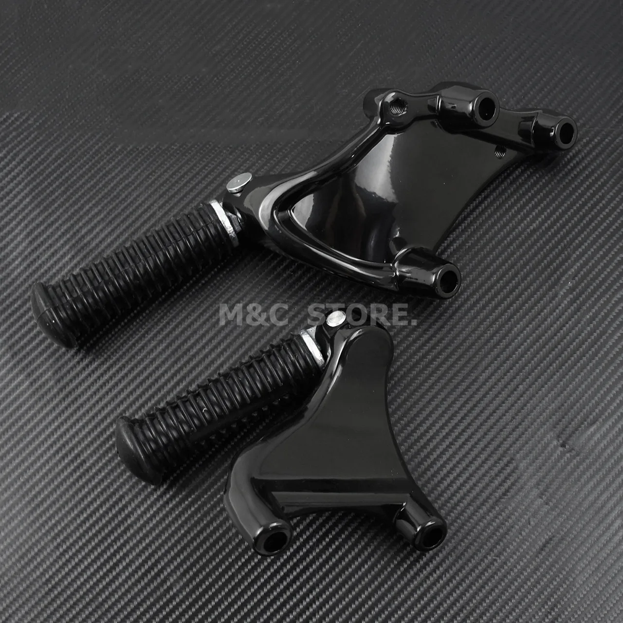 Motorcycle Rear Passenger Foot Pegs Mount Black Pedal For Harley Sportster Iron 883 1200 XL 48 72 SuperLow 2014-2021