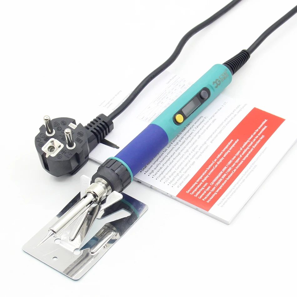 CXG 936d Digital Adjustable temperature Electric Soldering station Electric soldering iron 60W solder tip Solder wire rosin