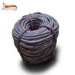 Desert & Fox-Cuerda de escalada resistente al desgaste para exteriores, accesorio de alta resistencia para senderismo, cuerda de emergencia de 9mm de diámetro, 100 m/paquete