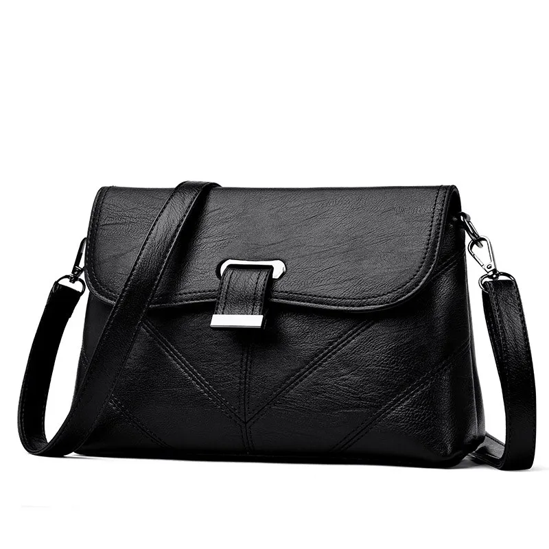 New Women Shoulder Bags Fashion Tote High Quality Hardware Bag Shoulder Bags Female PU Leather Women Handbag Dame de sac  M160