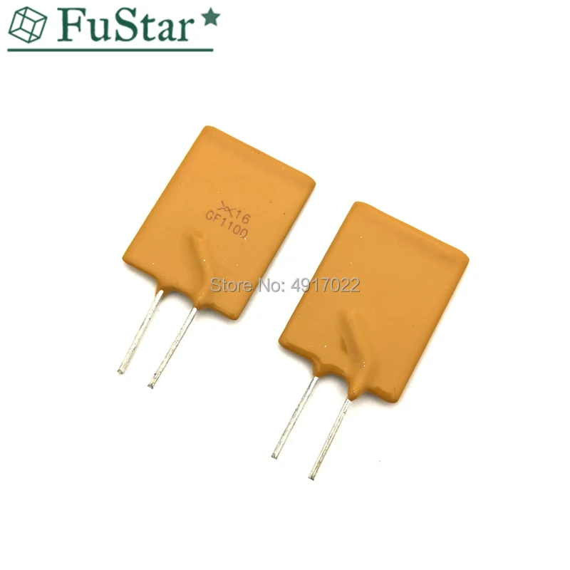 10pcs PPTC Self Recovery Fuse RGEF1000 16V 0.5A 0.75A 1.1A 11A 10A 7A 5A 3A 9A 14A Insurance Pipe X16 GF375 GF110 GF1100 GF1400