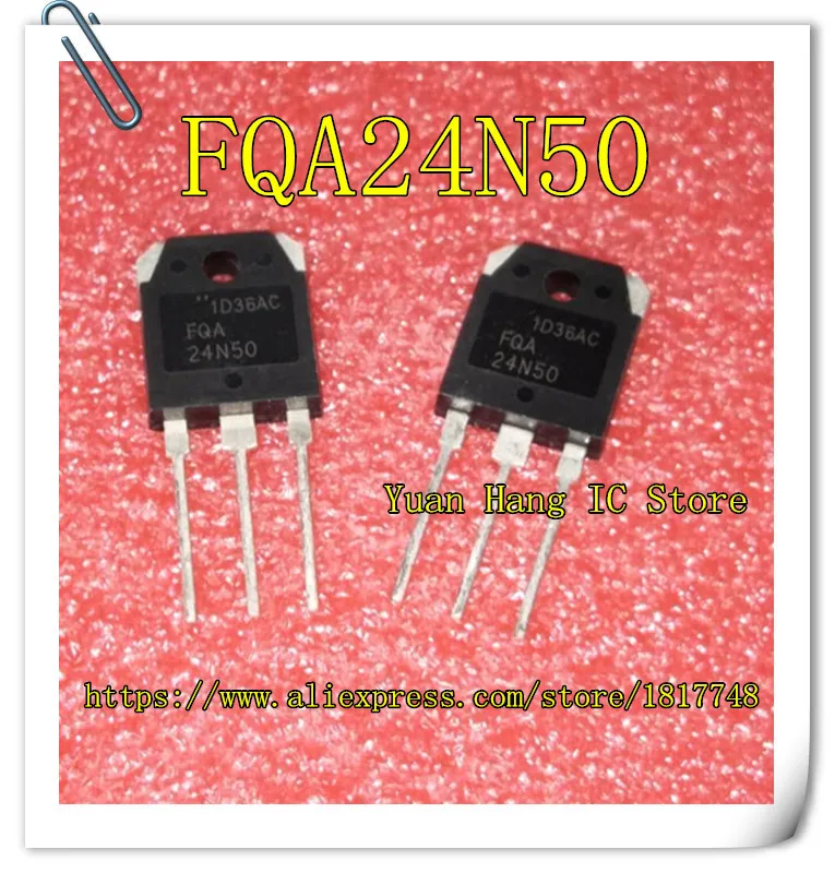 10 ชิ้น/ล็อต FQA24N50 FQA 24N50 500V 24A TO-3P ใหม่