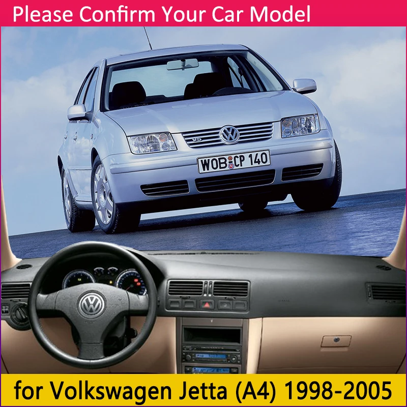 for Volkswagen VW Jetta A4 MK4 Bora 1998~2005 1J Anti-Slip Mat Dashboard Cover Pad Sunshade Dashmat carpet Accessories 2002 2003