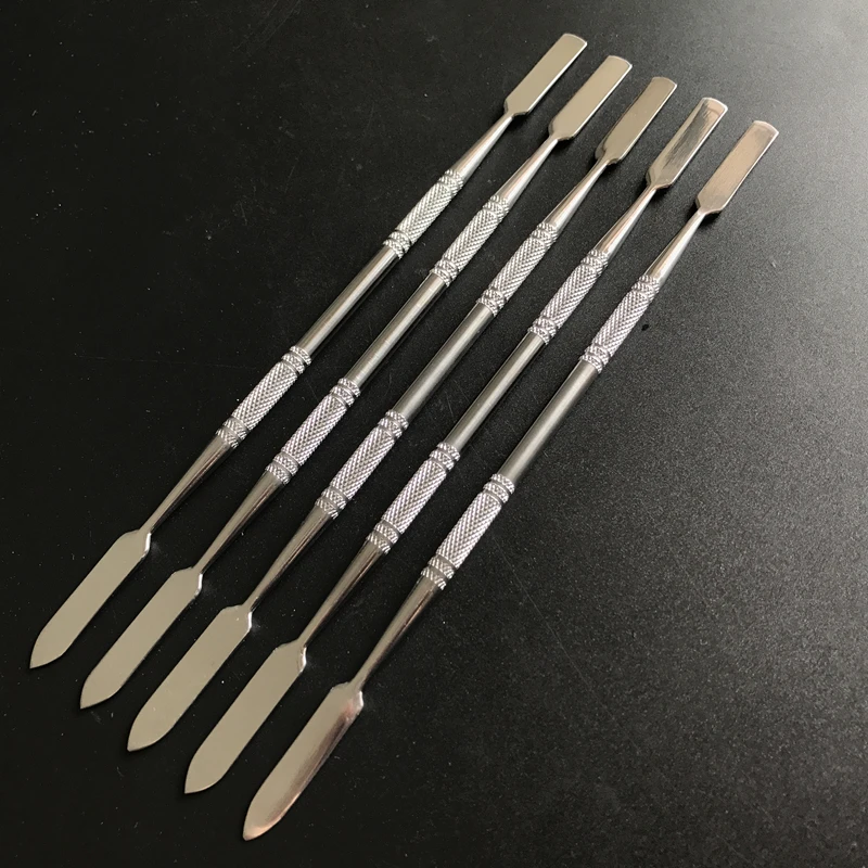 Dental Cement Spatulas Stainless Steel Amalgam Mixing Spatula Lab Laboratory Instruments (1/5/10pcs for choose)