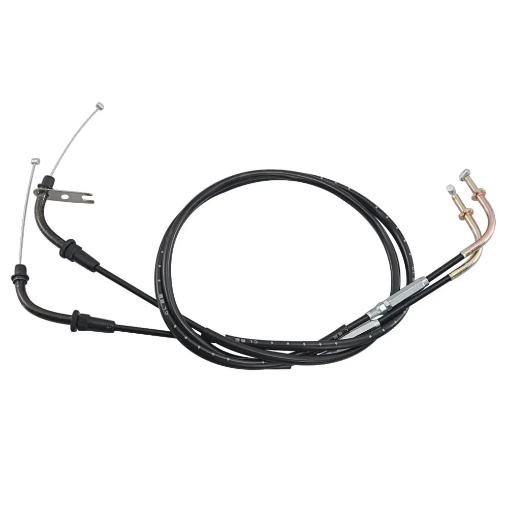 New Black Throttle Cable Lines Black Steel Wires Motorcycle Fit For Kawasaki VULCAN 900 VN900 CLASSIC/LT 2006-2018