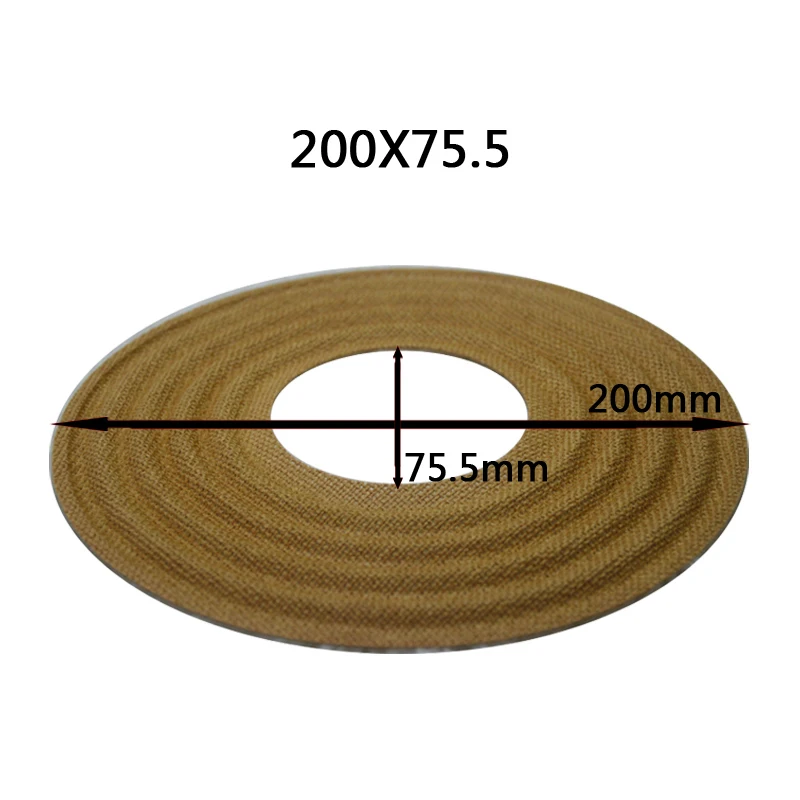 2 個 195 × 100/200 × 75.5 ミリメートル弾性波スピーカーサブウーファーウーファー低音スピーカー修理スパイダーダンパー