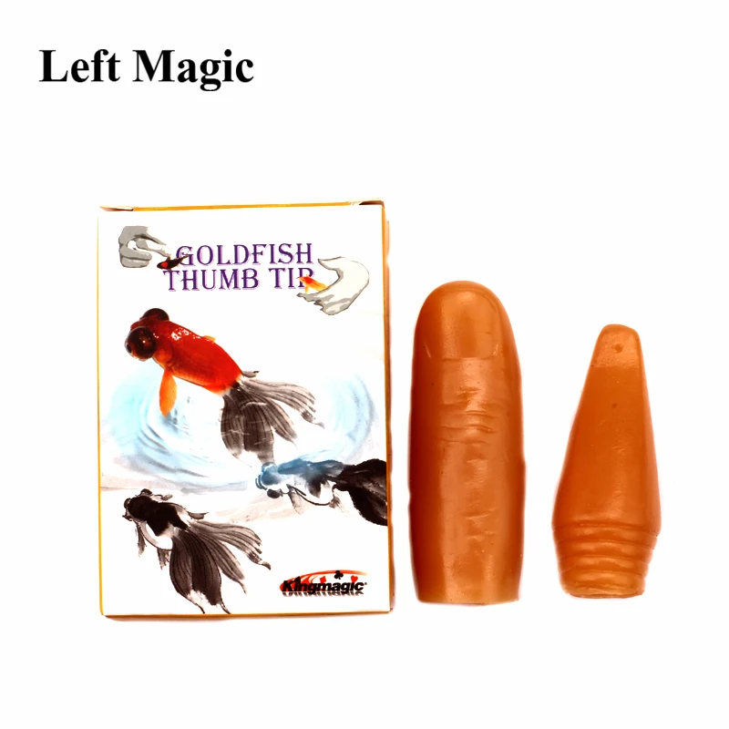 Goldfish Thumb Tip Magic Tricks Finger Magic Fish Close Up Street Stage Magic Props Comedy Mental Magician Gimmick Accessories