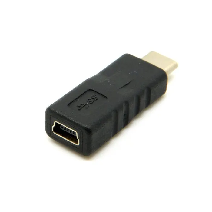 USB-C USB 3.1 Type C Male Connector to Mini USB 2.0 5Pin Female Data Adapter image 3