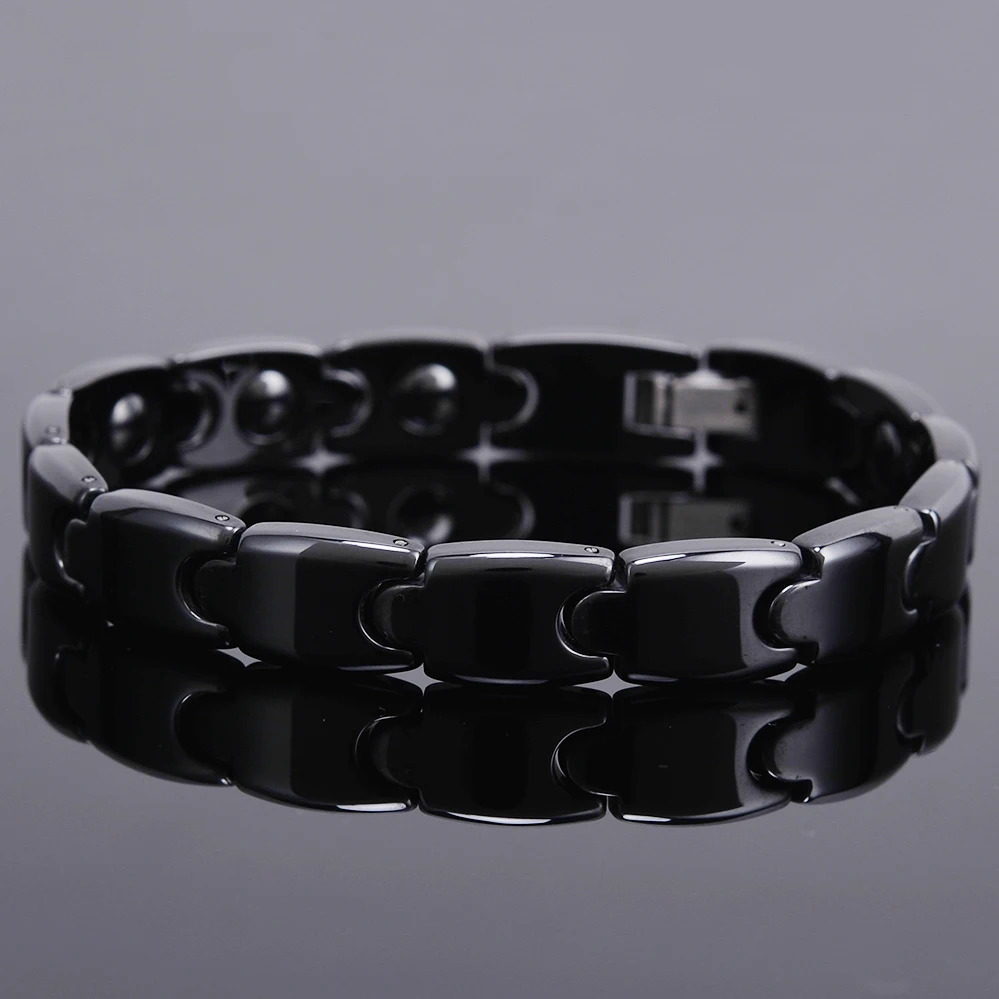 Ceramic Couple Bracelets For Lovers Women Health Germanium Therapy Magnetic Man Bracelet Male Friendship Jewellery Gifts For Him