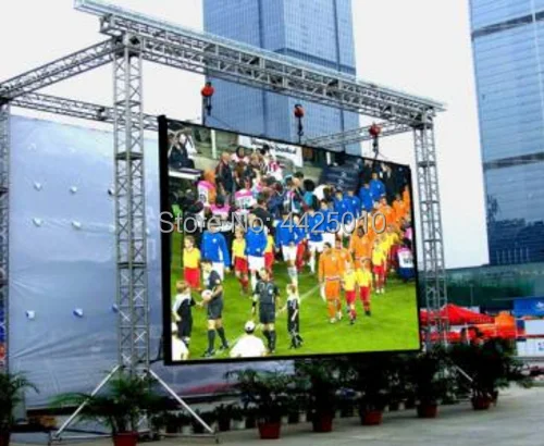 

P3.91 outdoor light box full color led module TV system advertising display