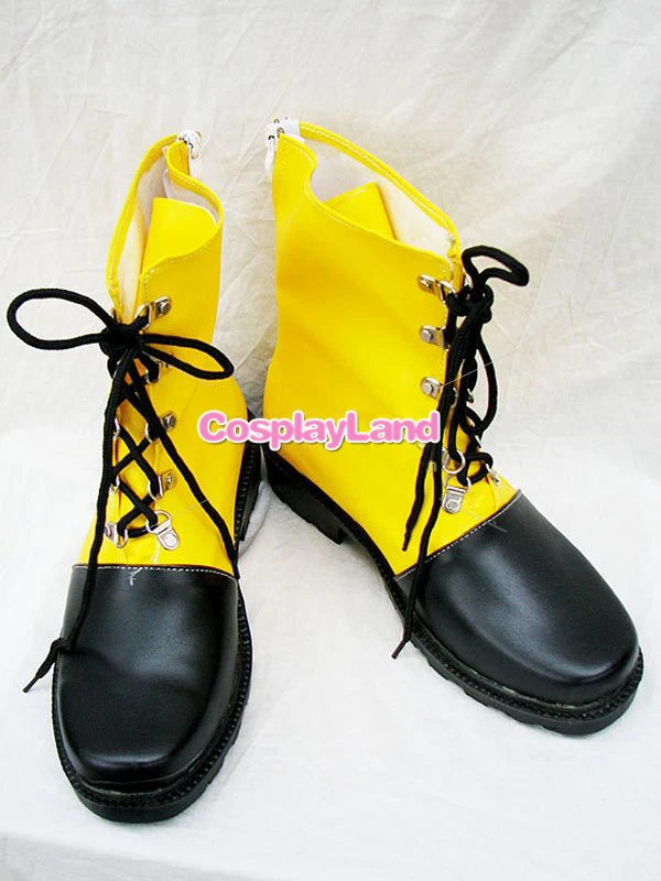 Final Fantasy X Tidus Lace Up Cosplay Boots Shoes Game Party Cosplay Boots Custom Made for Adult Men Shoes