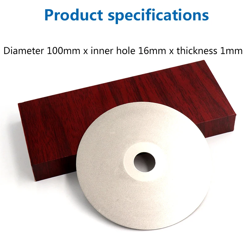 4 inch Diamond Coated Grinding Disc 36-3000# Single Double side Flat Lap Wheel Lapidary Polishing Tools For Jade Agate Crystal