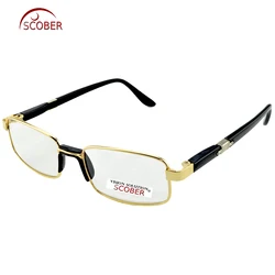 Comfortable One Nose Pads Readin Reading Glasses Luxury Gold High Quality Alloy + TR90 LEG  +0.5 +0.75 +1 TO +6