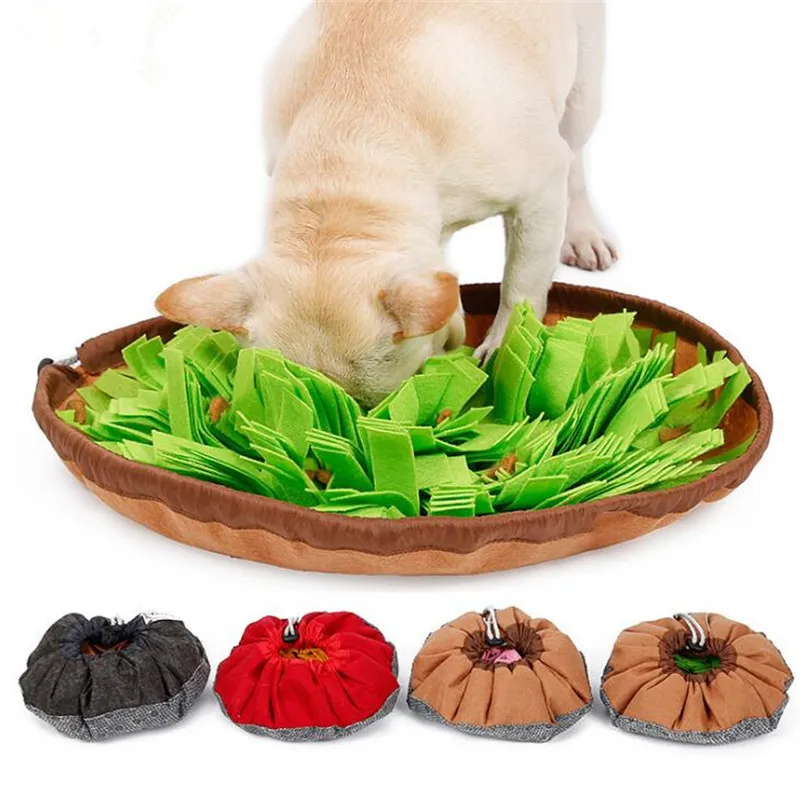 Multifunction Pet Snuffle Bowl Mat Prevent Chokes Feeder For Dog Cat Educational Toys Supply