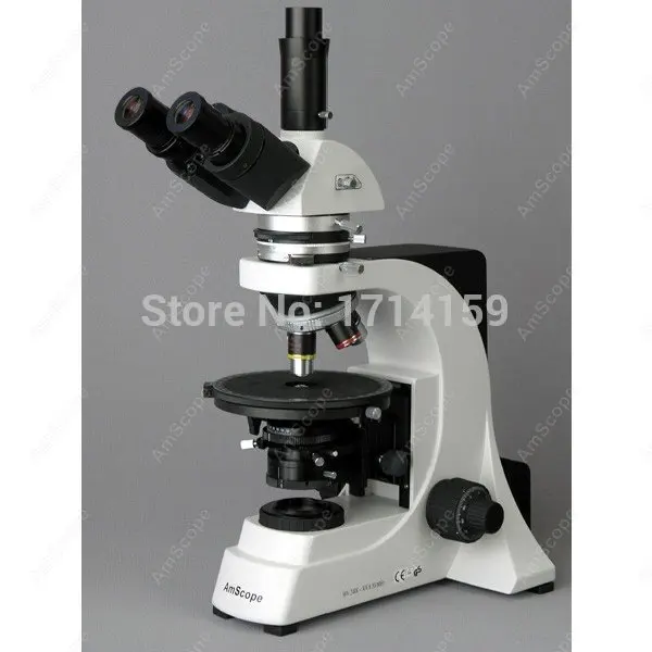 Mineralogy--AmScope Supplies 40X-1500X Infinity Polarizing Microscope + 3MP Camera