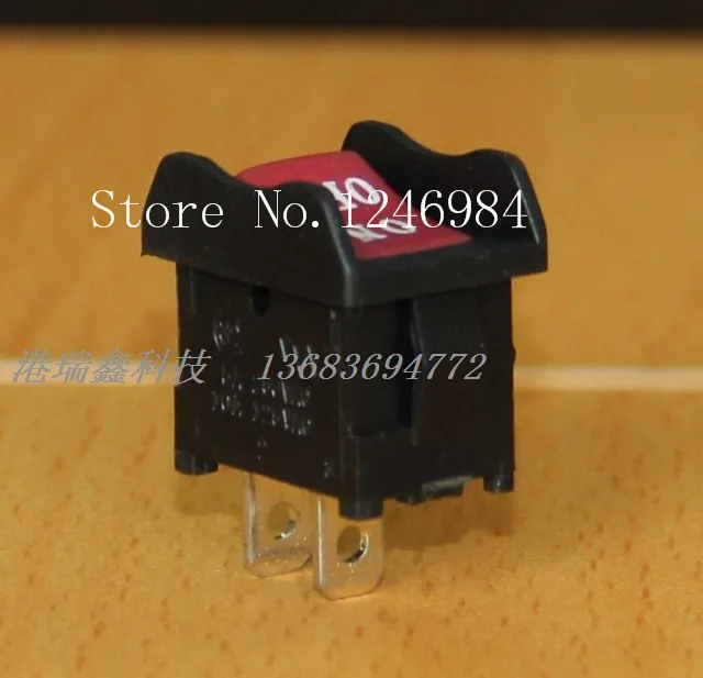 

[SA]AC power switch Pyunik PRONIC siding with anti- feet single touch of red boat type switch--100PCS/LOT